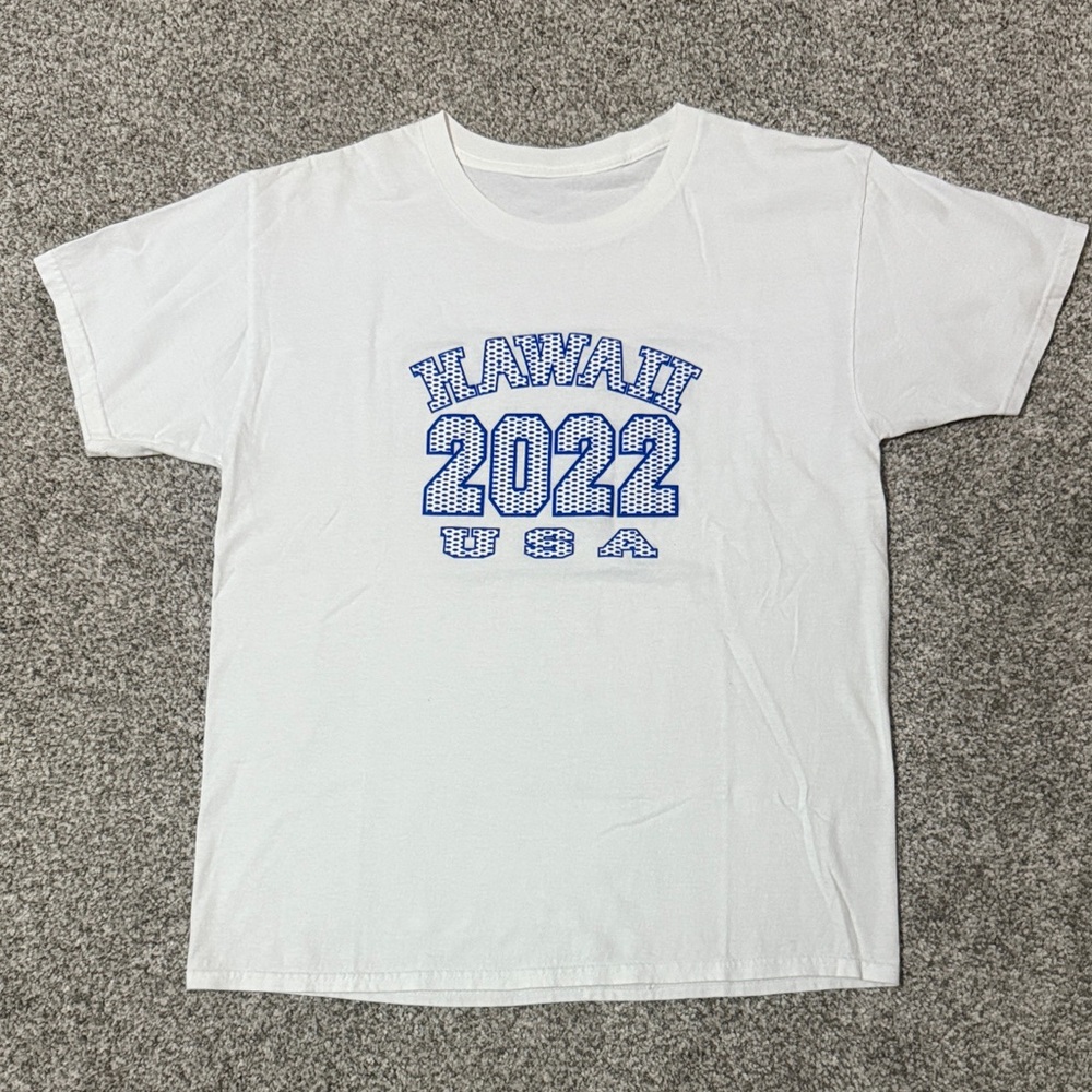 Hawaii 2022 USA Men’s White T-Shirt